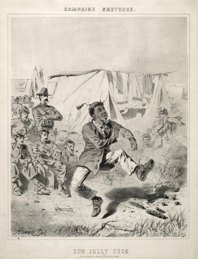 Kampagneskitser: Our Jolly Cook, 1863. af Winslow Homer