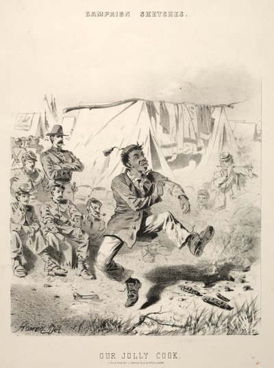 Kampagneskitser: Our Jolly Cook, 1863. af Winslow Homer