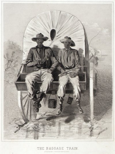 Skitser til kampagnen: Bagagetoget af Winslow Homer