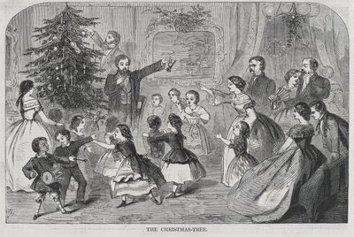 Jul - Indsamling af stedsegrønne juletræer af Winslow Homer