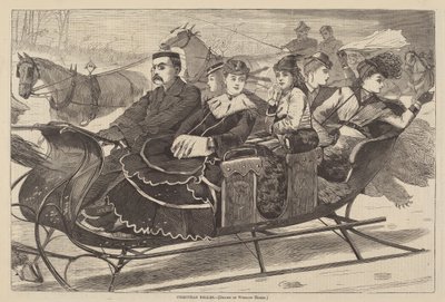 Christmas Belles, udgivet 1869. af Winslow Homer