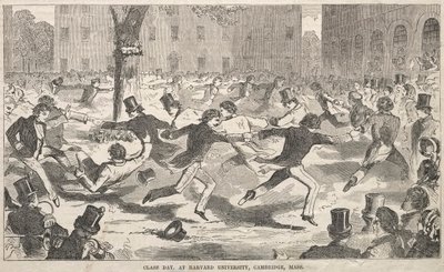 Klassedag ved Harvard University, Cambridge, Massachusetts, 1858. af Winslow Homer