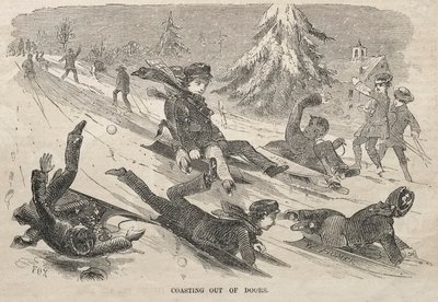 På vej ud af døren af Winslow Homer