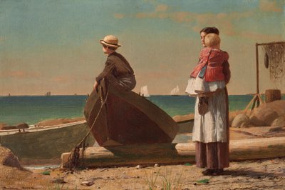 Far kommer!, 1873. af Winslow Homer