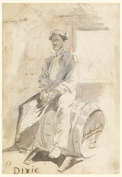 Tegning, Dixie, 1861 af Winslow Homer