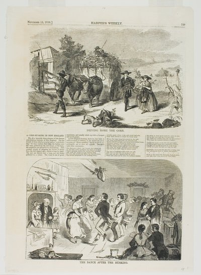 At køre majsen hjem og dansen efter afskalningen af Winslow Homer