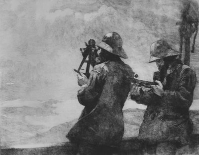 Otte klokker, 1887. af Winslow Homer