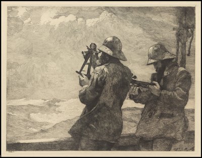 Otte klokker, 1887, formentlig trykt c.1940 af Winslow Homer