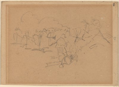 Slutningen af marts [recto], 1862. af Winslow Homer