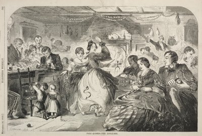 Efterårsspil - The Apple Bee, 1859. af Winslow Homer