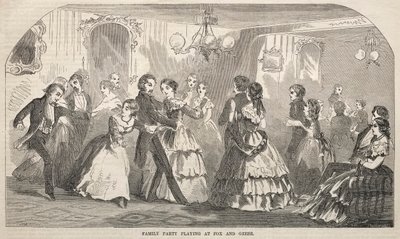 Familiefest ved ræv og gæs, 1857. af Winslow Homer