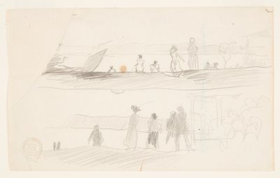 Figurer, der kigger mod en bugt af Winslow Homer