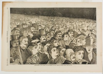 Fyrværkeri på natten til den 4. juli af Winslow Homer