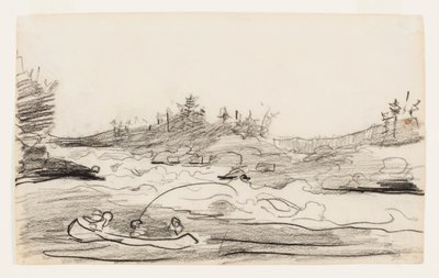 Fiskere i Rapids af Winslow Homer