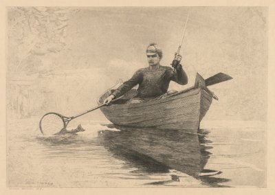 Fluefiskeri af Winslow Homer