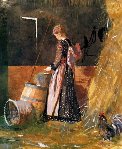 Friske æg, 1874 af Winslow Homer