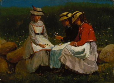 Piger i et landskab af Winslow Homer