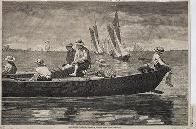 Gloucester Harbor, 1873. af Winslow Homer