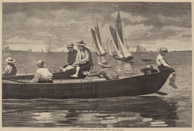 Gloucester Harbor, udgivet 1873. af Winslow Homer