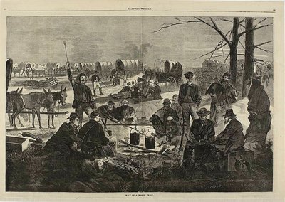 Standsning af et vogntog af Winslow Homer
