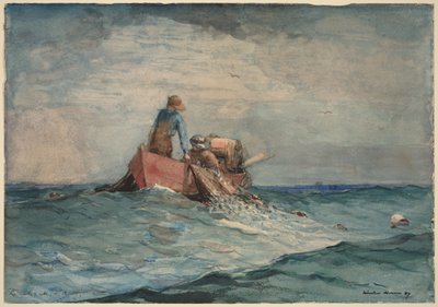 Indhaling af nettene af Winslow Homer