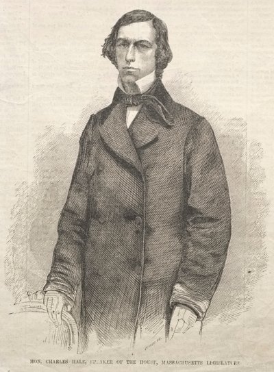 Hon. Charles Hale, Parlamentets formand, Massachusetts Legislature, 1859. af Winslow Homer