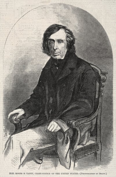 Hon. Roger B. Taney, øverste dommer i USA, 1860. af Winslow Homer
