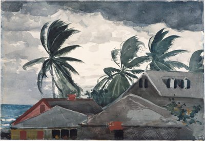 Orkan, Bahamas af Winslow Homer