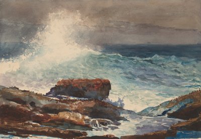 Incoming Tide, Scarborough, Maine, 1883. af Winslow Homer