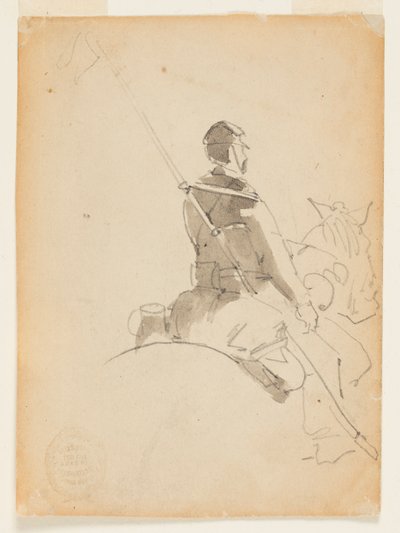 Lancer til hest af Winslow Homer