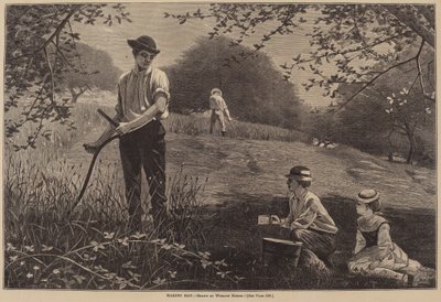 Making Hay, udgivet 1872. af Winslow Homer