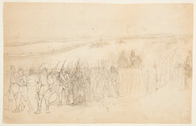 Marcherende infanterikolonne af Winslow Homer