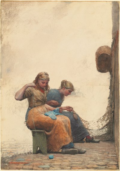 Reparation af nettene af Winslow Homer