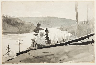 Bjergflod eller sø af Winslow Homer