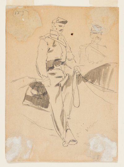 bereden kavalerist af Winslow Homer