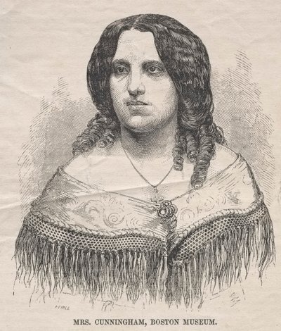 Mrs. Cunningham, Boston Museum, 1859. af Winslow Homer