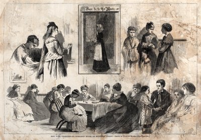 New York Charities - St. Barnabas House, 304 Mulberry Street, 1874. af Winslow Homer