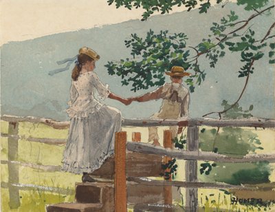 På Stilen, 1878. af Winslow Homer