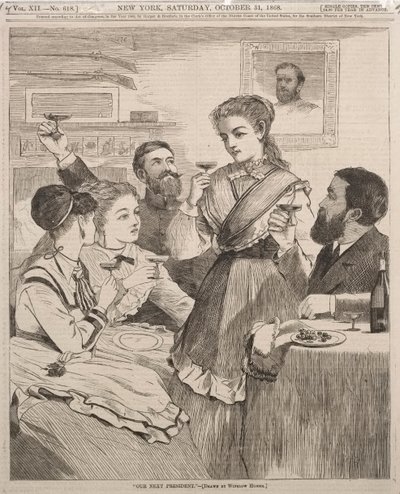 Vores næste præsident, 1868. af Winslow Homer