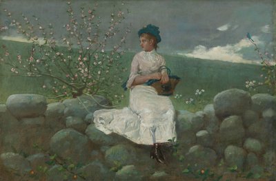 Ferskenblomster af Winslow Homer