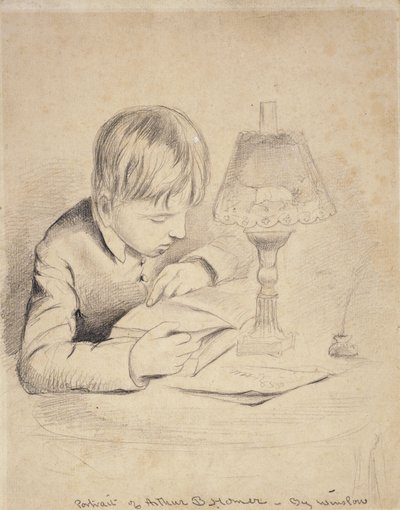 Portræt af Arthur Benson Homer, 1853 af Winslow Homer