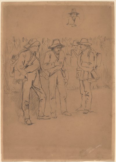 Krigsfanger, 1864. af Winslow Homer