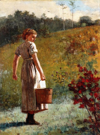 Hjemvendt fra foråret 1874 af Winslow Homer