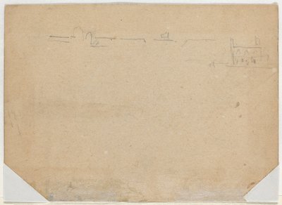 Taglinje [verso] af Winslow Homer