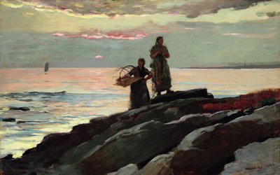 Saco Bay af Winslow Homer