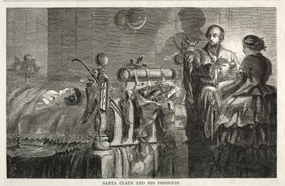 Julemanden og hans gaver, 1858. af Winslow Homer