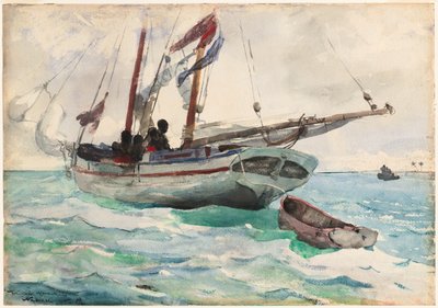 Skonnert - Nassau af Winslow Homer