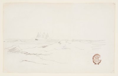 Skonnert nær en klippekyst af Winslow Homer