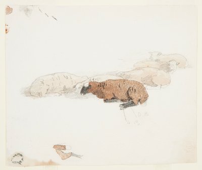 Får hviler af Winslow Homer