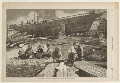 Skibsbygning, Gloucester Havn af Winslow Homer